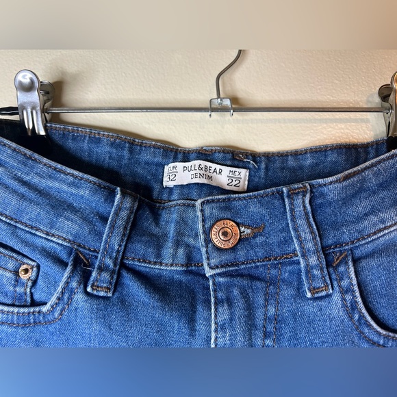 Pull & Bear Denim Shorts | Euro 32 / Waist 12" - Picture 5 of 5